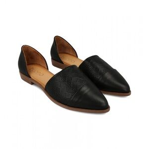 Bueno bella Leather Asymmetrical Flats